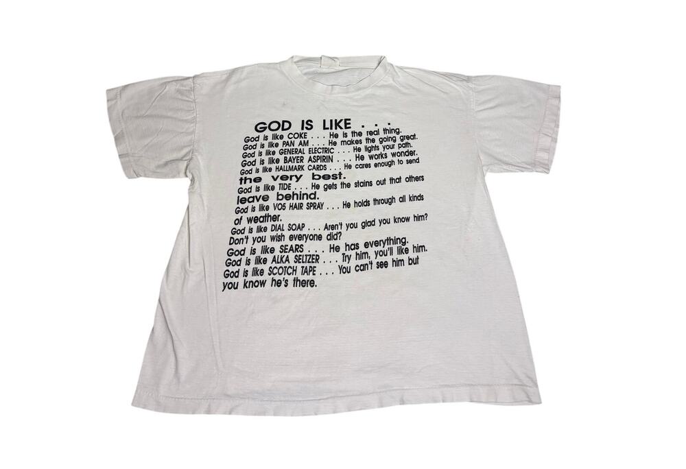 Vintage God Is Like Graphic T-Shirt